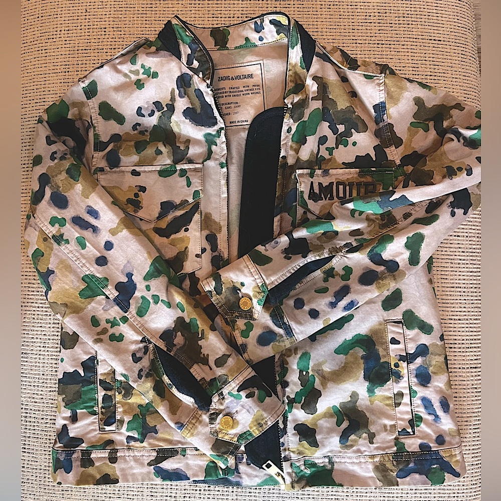 Zadig and Voltaire Camo Jacket